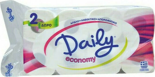Βιοχαρτέλ Daily Economy Χαρτί Υγείας 8 Ρολά 2 Φύλλων (65gr/Ρολό)