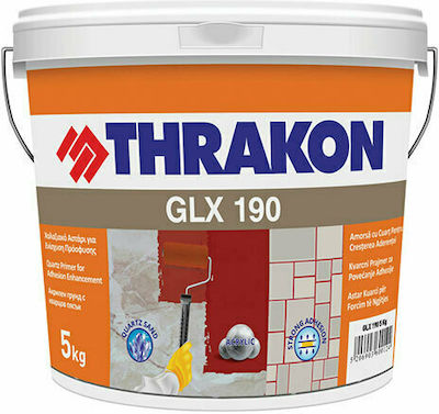 Thrakon GLX 190 Χαλαζιακό Ακρυλικό Αστάρι Πρόσφυσης Suitable for Construction Materials / Masonry 1kg