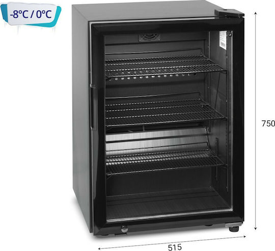 Tefcold Getränkekühlschrank Bier Subzero 22lt Einzeltür H75xB54.5xT54.2cm