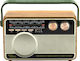 KEMAI MD-506BT Retro Tragbares Radio mit Blueto...