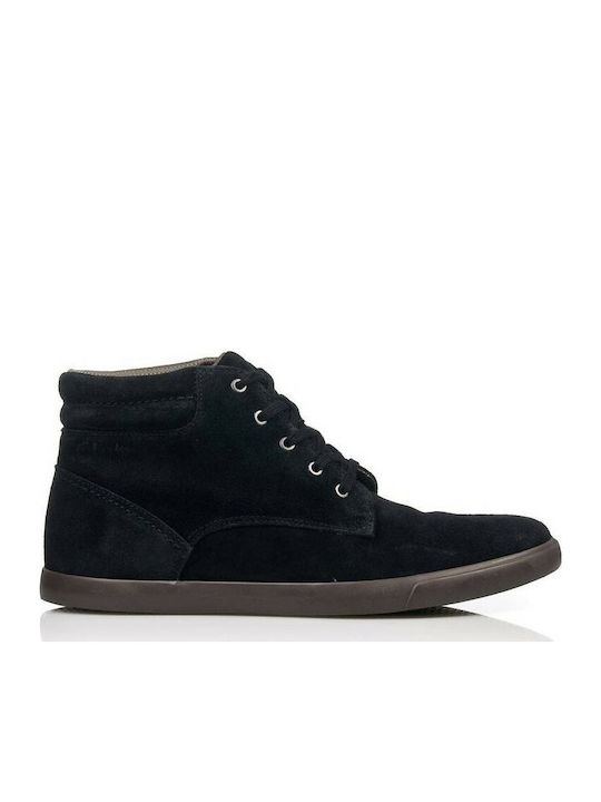 Clarks Torbay Top Suede Negru Ghete barbati