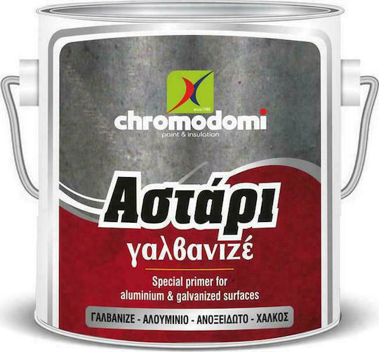 CHromodomi Grund pentru galvanizat Primer Gri Potrivit pentru Aluminiu / Metale neferoase 0.75lt