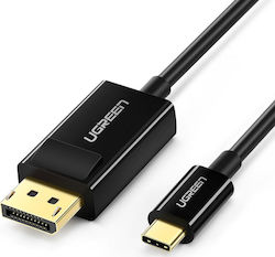 Ugreen USB 3.0 Cable USB-C male - DisplayPort male Black 1.5m (50994)