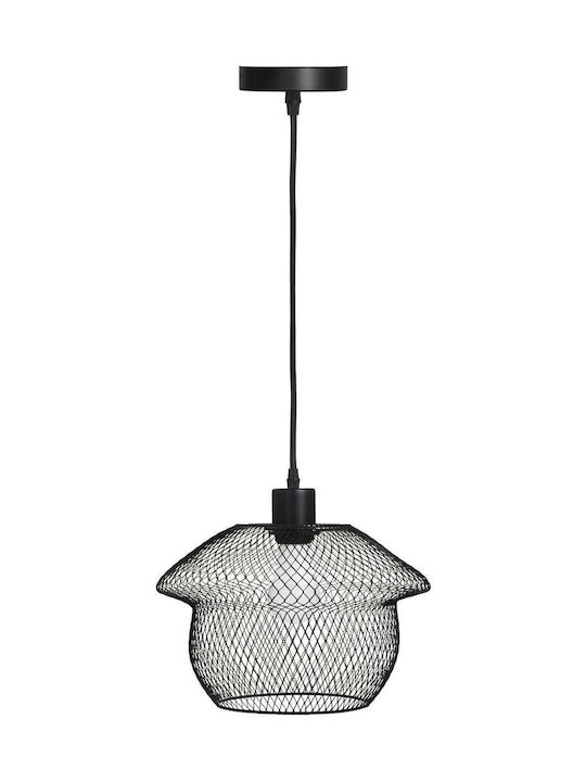 Active Jet Pendant Light Black with Socket E27