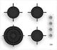 Beko HILW64122SW Gas Cooktop With Frame Autonomous 60x51εκ. White