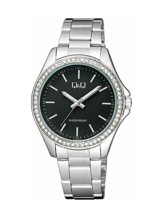 Q&Q Watch with Silver Metal Bracelet