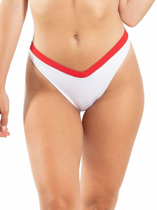 Blu4u Bikini Brazil High Waist White