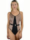 Bronze One Piece Swimsuit