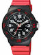 Q&Q Kids Analog Watch with Rubber/Plastic Strap Red