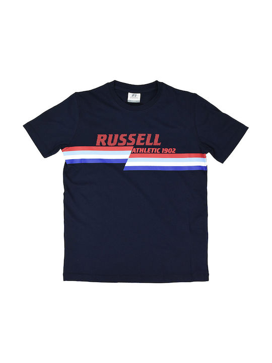 Russell Athletic Kinder T-Shirt Blau