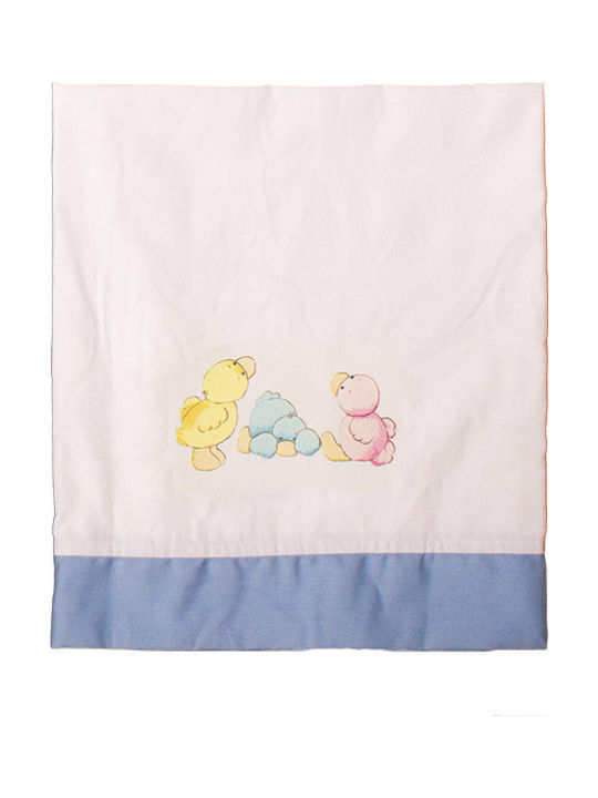 Mother Baby Duck Baby Sheet Cradle Cotton Blue ...