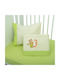 Mother Baby Best Friends Baby Sheets Set Crib Cotton Fitted Green 70x140cm 3pcs