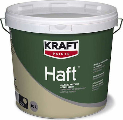 Kraft Haft ∆Diaphanous Acrylic Acrylic Water Primer Potrivit pentru Zidărie 3lt