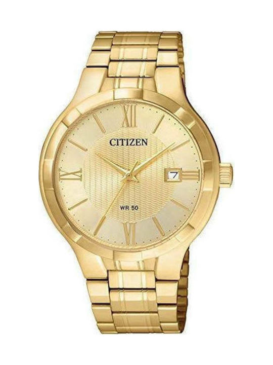 Citizen Watch Battery with Gold Metal Bracelet