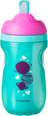 Tommee Tippee Baby & Toddler Cups Sport made of Plastic Turquoise 1pcs 260ml for 12m+m+