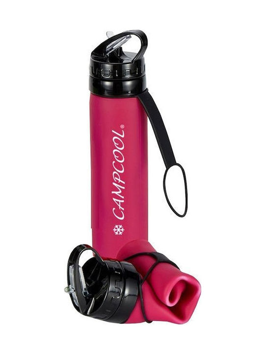 Campcool Πλαστικό Παγούρι 600ml Κόκκινο Campcool Πλαστικό Παγούρι 600ml Κόκκινο