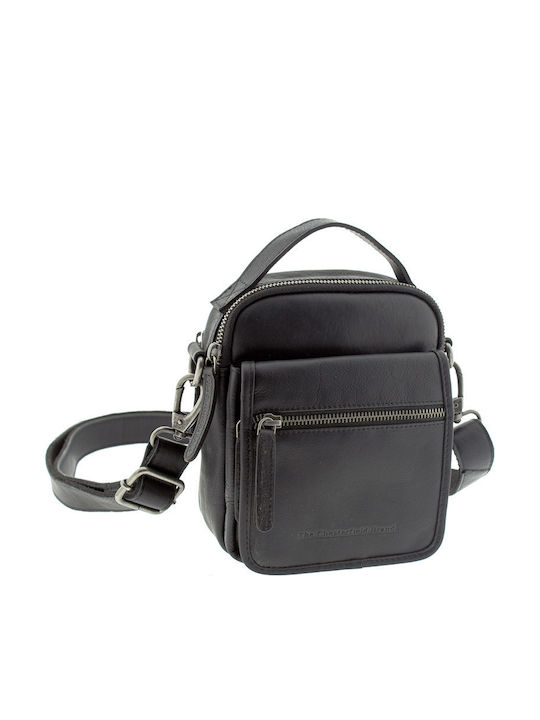 Leather Men's Bag Shoulder / Crossbody Black