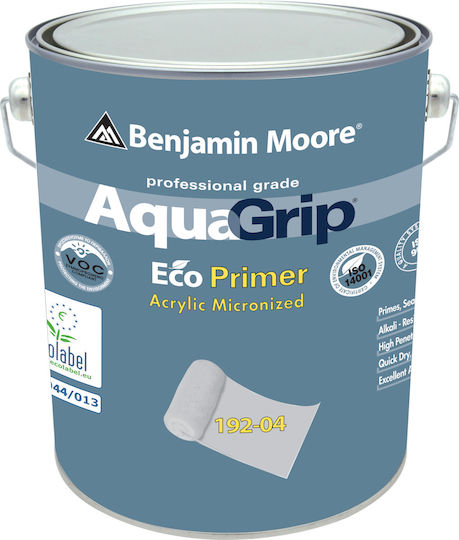 Benjamin Moore 192 Aquagrip Αστάρι Κατάλληλο για Δομικά Υλικά 0.75lt