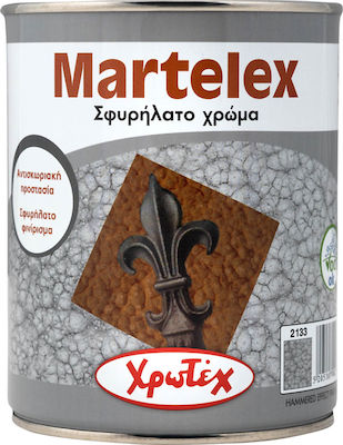 Χρωτέχ Βερνικόχρωμα Martelex 0.75lt Λευκό Σφυρήλατο