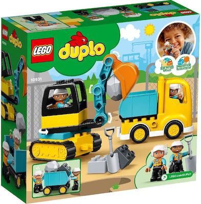 Lego Duplo: Truck & Tracked Excavator για 2+ ετών