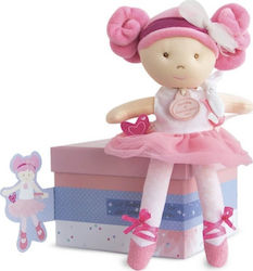 Doudou et Compagnie Baby-Spielzeug Tutus Ballerina Pink Hair aus Stoff für 0++ Monate