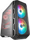 CoolerMaster MasterCase H500 ARGB Gaming Midi Tower Κουτί Υπολογιστή Γκρι