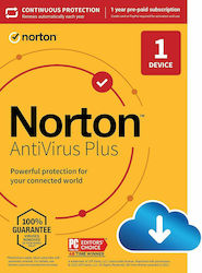 Norton AntiVirus Basic 2020 за 1 устройство и 1 година използване (Електронно разрешение)