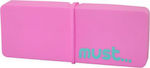 Must Focus Pencil Case with 1 Compartment Pink