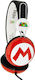 OTL Tween Super Mario Icon Wired On Ear Headphones Red