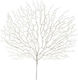 Inart Artificial Decorative Branch White 65cm 1pcs