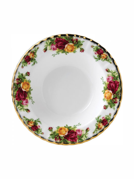 Royal Albert Deep Plate Old Country Roses Plate Soup made of Porcelain Multicolour with Diameter 21cm