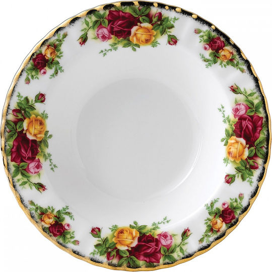 Royal Albert Πιάτο Βαθύ Old Country Roses Πιάτο Βαθύ από Πορσελάνη Πολύχρωμο με Διάμετρο 21cm