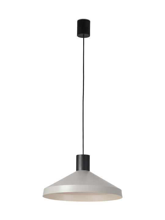 Faro Barcelona Kombo Pendant Light Single-Light for Socket E27 Gray