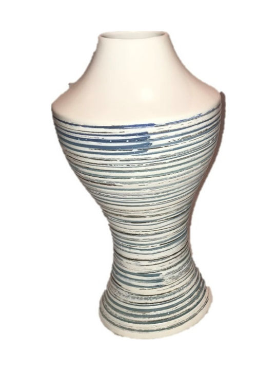 Espiel Decorative Vase Blue 36cm