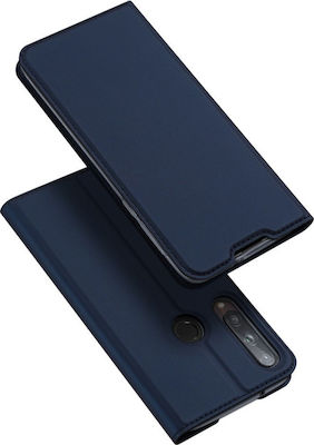 Dux Ducis Skin Pro Carte Piele artificială Albastru (Huawei P40 Lite E)