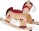 Janod wooden Rocking Toy Horse for 12++ months Beige