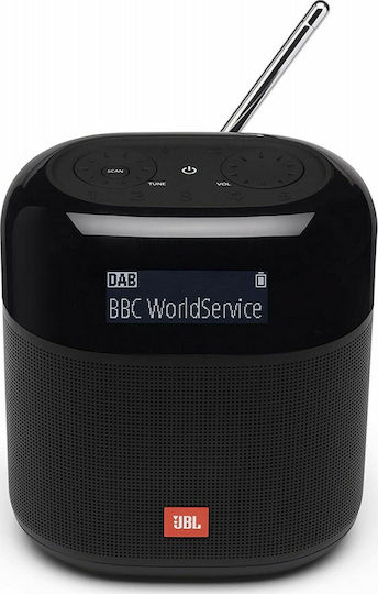 JBL Tuner XL Αδιάβροχο Ηχείο Bluetooth 10W με Ραδιόφωνο και Διάρκεια Μπαταρίας έως 15 ώρες Μαύρο