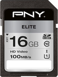 PNY Elite SDHC 16GB Class 10 U1 UHS-I