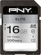 PNY Elite SDHC 16GB U1 UHS-I 100MB/s