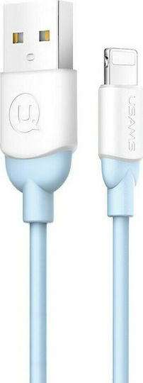 Usams Sj245 Ice Cream Редовна USB-A към Lightning кабел Син 1м (SJ245USB02)