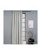Artisti Italiani Curtain with Pencil Pleat Suede Gray 140x270cm