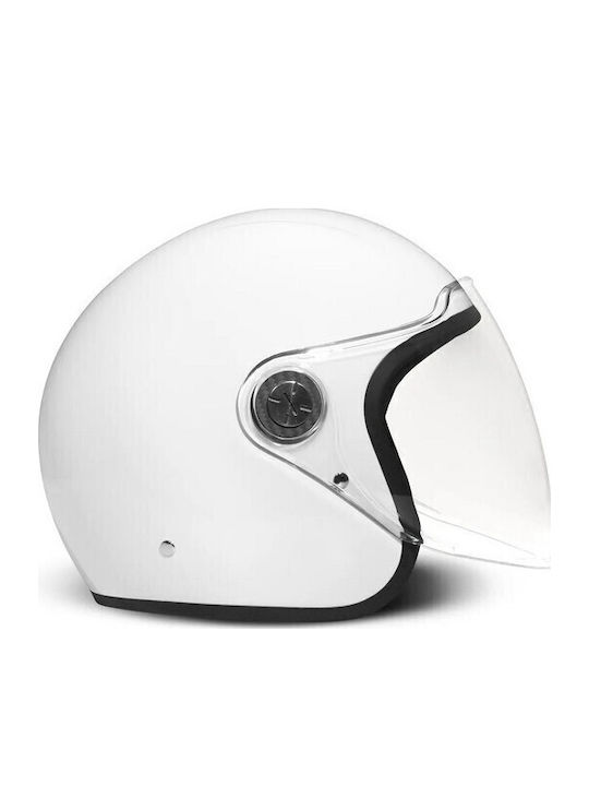 DMD P1 White Motorcycle Helmet Jet ECE 22.06 10...