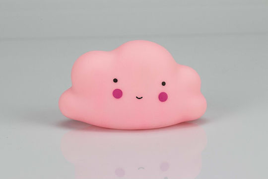 Interbaby Led Kids Decorative Lamp Cloud Pink 15.5x8.3x9.2εκ.