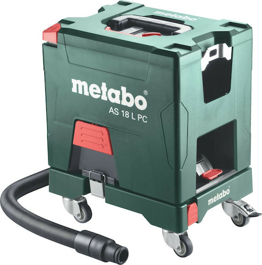 Metabo AS 18 L PC Επαναφορτιζόμενο Σκουπάκι Χειρός 18V Χωρίς Φορτιστή και Μπαταρία Πράσινο