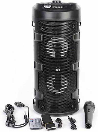 LTC Audio Ηχείο Karaoke με Ενσύρματo Μικρόφωνο και Εφέ Φωτισμού MK-8896 Μαύρο