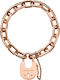 Michael Kors Women's Bracelet Chain made of Steel Gold Plated