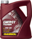 Mannol Συνθετικό Λάδι Αυτοκινήτου Energy Premium 5W-30 4lt