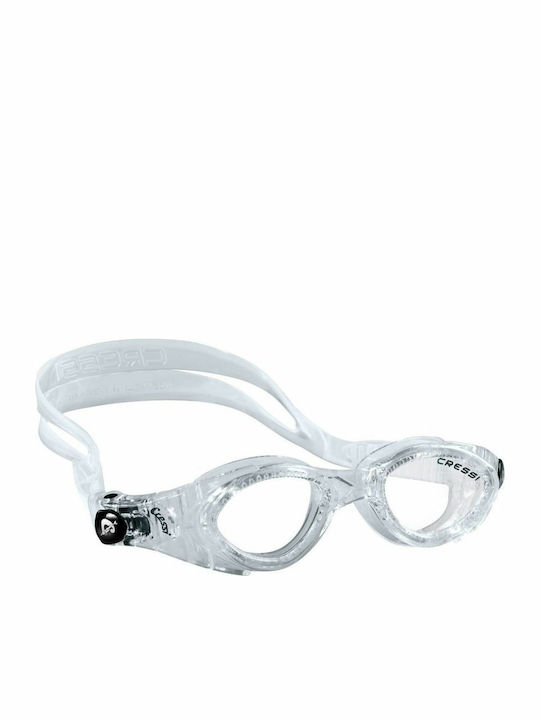 CressiSub King Crab Swimming Goggles Kids with Anti-Fog Lenses Transparent