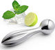 Alessi Valerio Hand-Entsafter Zitrone / Orange aus Edelstahl in Silber Farbe