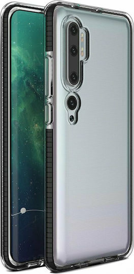 Hurtel Spring Case Задна корица Силикон 1мм Черен (Xiaomi Mi Note 10 / Mi Note 10 Pro)